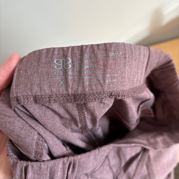 Albion Womens Brick Red Jet Set Pull On Casual Joggers Ankle Zips Size XS - Picture 4 of 9